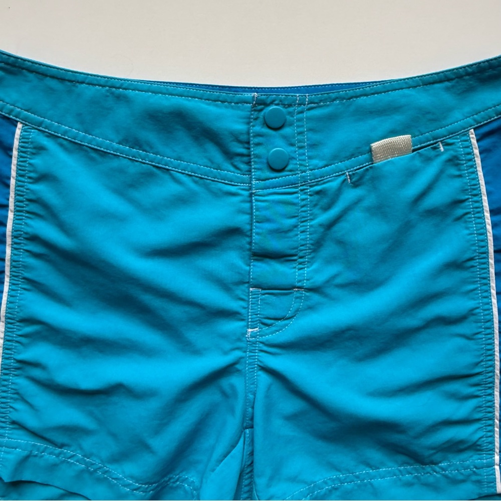 L.L.Bean Womens Bright Blue Swim Board Shorts - Size 6 - Picture 2 of 12